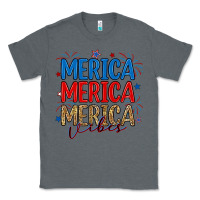 Charcoal Heather merica merica merica vibes Classic Tee - RanaPortraitStore
