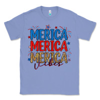 Colony Blue merica merica merica vibes Classic Tee - RanaPortraitStore