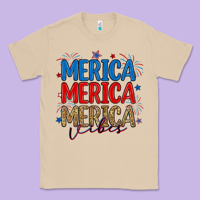 Merica Merica Merica Vibes Classic Tee Designed By Ranaportraitstore