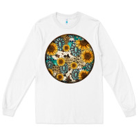 White western pattern circle earrings Long Sleeve Tee - Jasminsmagicworld