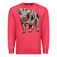 Cardinal Baby Spotted Pig Premium Sweatshirt - LillyAllenDesigns