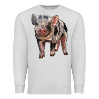Dove Grey Baby Spotted Pig Premium Sweatshirt - LillyAllenDesigns