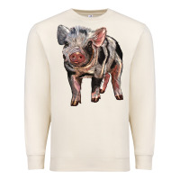 Sandshell Baby Spotted Pig Premium Sweatshirt - LillyAllenDesigns
