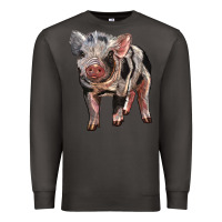 Smoke Baby Spotted Pig Premium Sweatshirt - LillyAllenDesigns