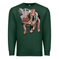 Sports Green Baby Spotted Pig Premium Sweatshirt - LillyAllenDesigns