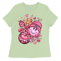 Matcha retro valentines day Ladies Tee - LillyAllenDesigns