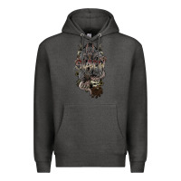 Charcoal Heather skaven warhammer Premium Hoodie - lanVoArt