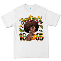 White juneteenth 1865 black woman Premium Tee - LillyAllenDesigns