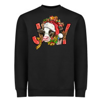 Black joy christmas with cow bbs Heavyweight Sweatshirt - BundleAndBundleShop