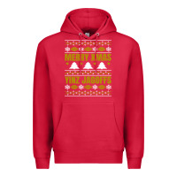 Cardinal Merry Christmas Yinz Jagoffs Pittsburgh Pennsylvania Xmas Gifts 1 Premium Hoodie - lanVoArt
