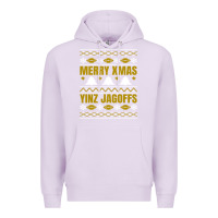 Lilac Merry Christmas Yinz Jagoffs Pittsburgh Pennsylvania Xmas Gifts 1 Premium Hoodie - lanVoArt