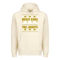 Sandshell Merry Christmas Yinz Jagoffs Pittsburgh Pennsylvania Xmas Gifts 1 Premium Hoodie - lanVoArt