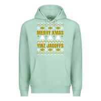 Seafoam Merry Christmas Yinz Jagoffs Pittsburgh Pennsylvania Xmas Gifts 1 Premium Hoodie - lanVoArt