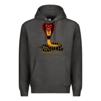 Charcoal Heather cobra cai Premium Hoodie - lanVoArt