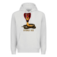 Dove Grey cobra cai Premium Hoodie - lanVoArt