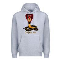 Heather Grey cobra cai Premium Hoodie - lanVoArt