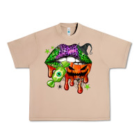 Burro Halloween lips Urban Heavy Tee - NancyCooperArtShop