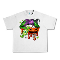 Lunar Rock Halloween lips Urban Heavy Tee - NancyCooperArtShop