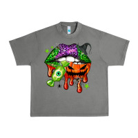 Tornado Halloween lips Urban Heavy Tee - NancyCooperArtShop