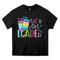 Black let's get loaded Heavy Core Tee - JahusDesignShop