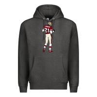 Charcoal Heather deion sanders 32 Premium Hoodie - lanVoArt