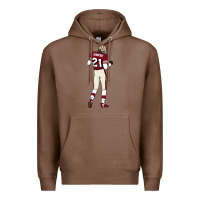 Chestnut deion sanders 32 Premium Hoodie - lanVoArt