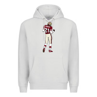 Dove Grey deion sanders 32 Premium Hoodie - lanVoArt