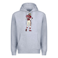 Heather Grey deion sanders 32 Premium Hoodie - lanVoArt