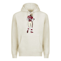 Oatmeal Heather deion sanders 32 Premium Hoodie - lanVoArt