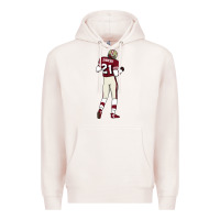 Pale Pink deion sanders 32 Premium Hoodie - lanVoArt
