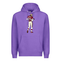 Purple deion sanders 32 Premium Hoodie - lanVoArt