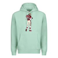 Seafoam deion sanders 32 Premium Hoodie - lanVoArt