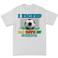 Dove Grey i kicked 100 days of school Premium Tee - LillyAllenDesigns