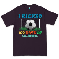 Plum i kicked 100 days of school Premium Tee - LillyAllenDesigns
