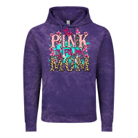 Cloud Purple The pink is for my Mom Cancer Awareness Vintage Hoodie - HowdyJamesFarm