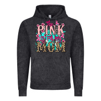 Vintage Black The pink is for my Mom Cancer Awareness Vintage Hoodie - HowdyJamesFarm