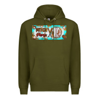 Army Green pitch please Premium Hoodie - BundleAndBundleShop
