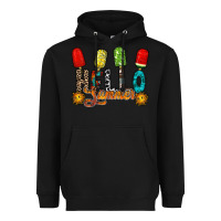 Black hello summer Heavyweight Hoodie - RacoonDesign
