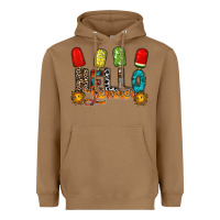 Toasted Coconut hello summer Heavyweight Hoodie - RacoonDesign