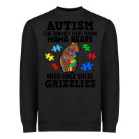 Black Autism grizzlies Heavyweight Sweatshirt - FaDigitalArtStudio