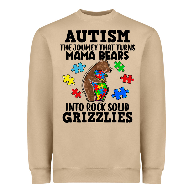 Autism Grizzlies Heavyweight Sweatshirt by FaDigitalArtStudio | Teevron