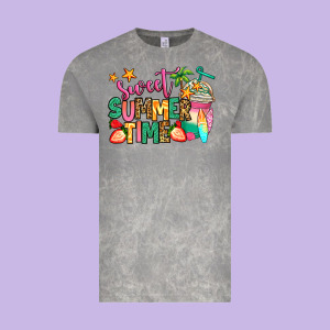 Sweet Summer Time Iced Coffee Vintage Tee Designed By Jasminsmagicworld