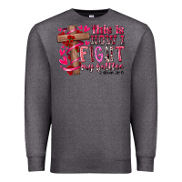 Charcoal Heather this is how i fight my battles Premium Sweatshirt - RacoonDesign