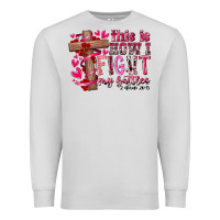 Dove Grey this is how i fight my battles Premium Sweatshirt - RacoonDesign