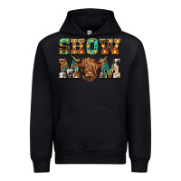 Black show mom scottish cattle Urban Hoodie - BarkalooDesign