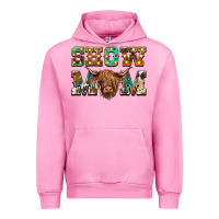 Fuchsia Pink show mom scottish cattle Urban Hoodie - BarkalooDesign