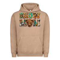 Pigment Burro show mom scottish cattle Urban Hoodie - BarkalooDesign
