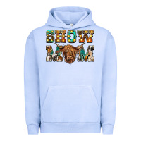 Pigment Grape Ice show mom scottish cattle Urban Hoodie - BarkalooDesign