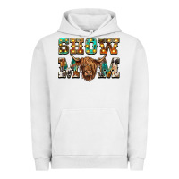 Pigment Lunar Rock show mom scottish cattle Urban Hoodie - BarkalooDesign
