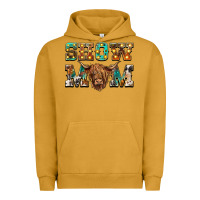 Pigment Peanut Butter show mom scottish cattle Urban Hoodie - BarkalooDesign